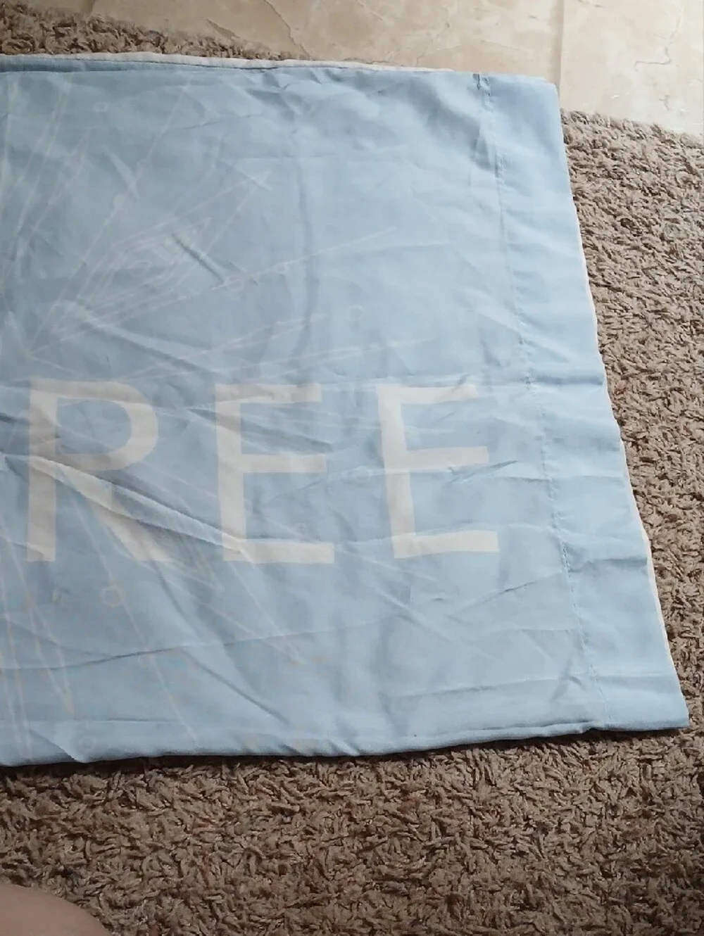 Light Blue Frozen Pillow Case